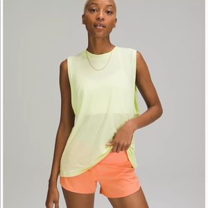 All Yours Tank in sheer lime